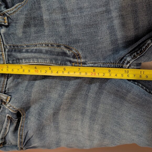 Y2K Revival Urban Pipeline Jeans Mens Size 34x32 UltraFlex Straight Blue Denim - Picture 9 of 10